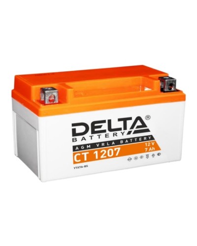 Аккумулятор АКБ 12 - 7 Delta CT 1207* в Хасавюрте Электротехническое оборудование Pintop.ru