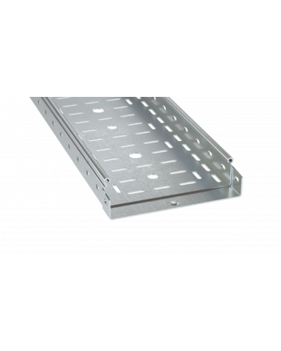 Лоток перфорированный 50x100х4000, 1,2 мм DKC (SPN40510) в Хасавюрте Кабельные лотки Pintop.ru