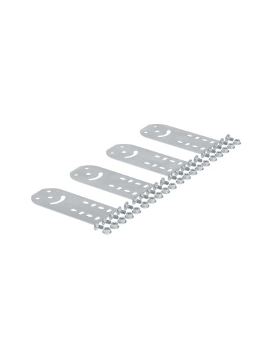 Пластина крепежная GSV H35 в комплекте с крепежными элементами, необходимыми для монтажа DKC SPV00350K в Хасавюрте Аксессуары для лотков Pintop.ru