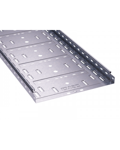 Лоток перфорированный 400х50 L3000, горячеоцинкованный DKC 35266HDZ в Хасавюрте Кабельные лотки Pintop.ru