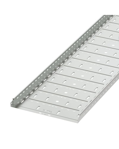 Лоток перфорированный 500х50 L3000, горячеоцинкованный DKC 35267HDZ в Хасавюрте Кабельные лотки Pintop.ru