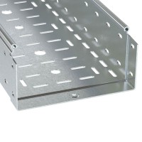 Лоток перфорированный 300х100 L 3000 толщ. 1,0 мм, цинк-ламельный DKC (3534410ZL)