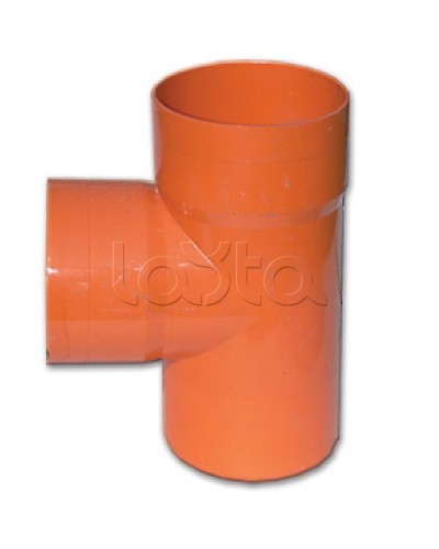 Тройник для двухстенных труб, полипропилен, д. 63 мм DKC 020063 в Хасавюрте Повороты, муфты, тройники Pintop.ru