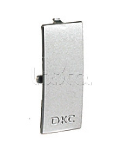 Накладка на стык крышек 60 мм, цвет серый металлик DKC 09504G в Хасавюрте Аксессуары для лотков Pintop.ru