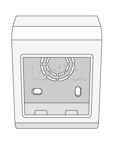 Коробка монтажная под 2 модуля VIVA PDD DKC 10033 в Хасавюрте Аксессуары для кабель-канала Pintop.ru