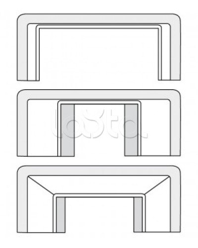 Набор адаптеров для миниканалов DKC 10133 в Хасавюрте Аксессуары для кабель-канала Pintop.ru