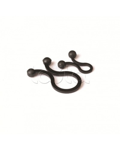 Замок, цвет - черный, д.17,8-20,3 DKC 21043116 в Хасавюрте Крепежные изделия Pintop.ru