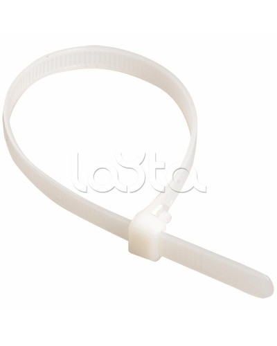 Хомут-стяжка нейлоновый, стандартный P6.6 12.5х850 белый DKC 25241 (100 шт/уп) в Хасавюрте Стяжки-хомуты Pintop.ru