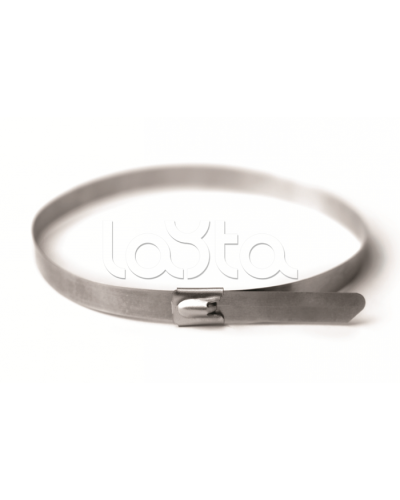 Хомут из нержавеющей стали AISI 304 13х400 DKC 27421 в Хасавюрте Стяжки-хомуты Pintop.ru