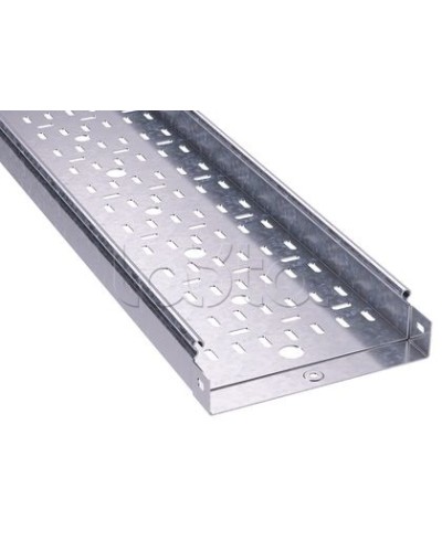 Лоток перфорированный 200x50x3000, толщина металла 1.5мм DKC 3526415 в Хасавюрте Кабельные лотки Pintop.ru