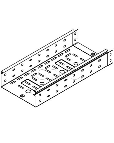 Лоток перфорированный 600х50 L3000 DKC 35268 в Хасавюрте Кабельные лотки Pintop.ru