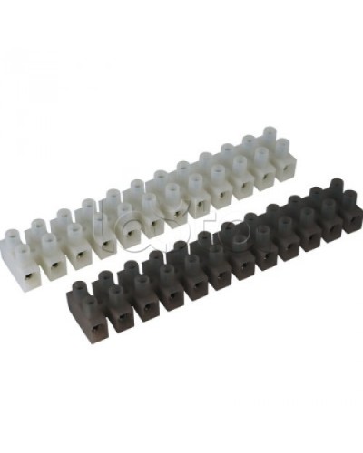 Клемник полипропилен черный, 12р,450V, 24A, 4 мм.кв DKC 43212PL/R в Хасавюрте Клеммные колодки Pintop.ru