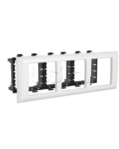 Рамка-суппорт Avanti белый для In-liner Front, 6 мод. DKC 4400916 в Хасавюрте Аксессуары для лотков Pintop.ru