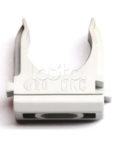 Держатель с защелкой, д.20мм, в упаковках по 10шт. DKC 51020R10 в Хасавюрте Держатели, клипсы, скобы Pintop.ru