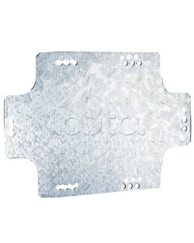 Монтажная пластина из оцинк. стали 206х164х1,5мм, для коробок 240х190мм DKC 59607 в Хасавюрте Крепежные изделия Pintop.ru