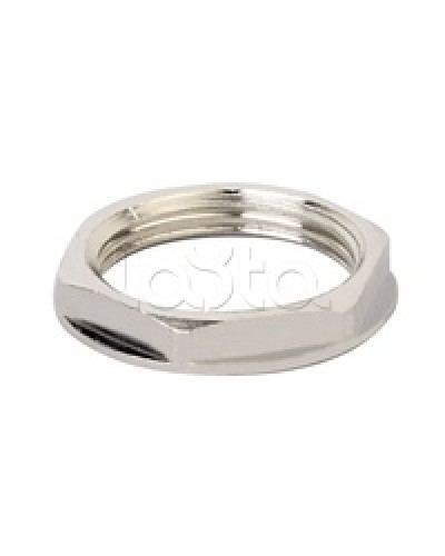 Гайка M12x1,5 никелированная латунь DKC 6006E-12 в Хасавюрте Крепежные изделия Pintop.ru