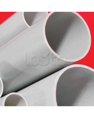 Труба глад. ПВХ 63 мм 3 м тяжёлая атмосферостойкая серый DKC 63563UF в Хасавюрте Гладкая труба Pintop.ru