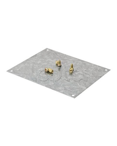 Монтажная пластина из оцинк. стали 133х109 мм, для коробок 154х129 мм DKC (653012) в Хасавюрте Распределительные коробки Pintop.ru