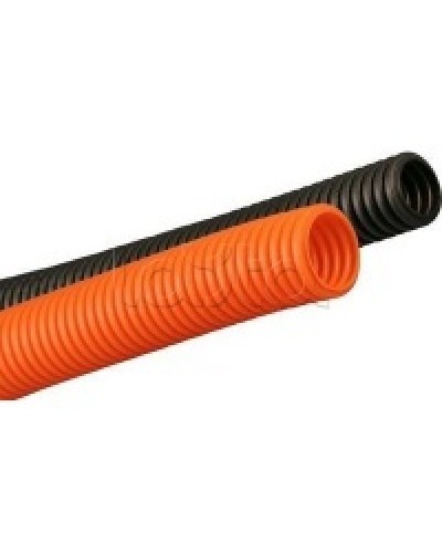 Труба гофрированная ПНД 20 мм без зонда тяжёлая цвет оранжевый DKC 70520 в Хасавюрте Труба гофрированная Pintop.ru