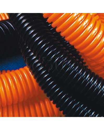 Труба гофрированная ПНД 20 мм без зонда лёгкая DKC 70720 (100 м) в Хасавюрте Труба гофрированная Pintop.ru