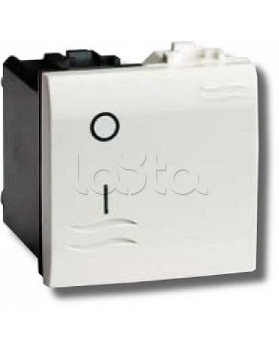 Выключатель двухполюсный белый 2 мод в Хасавюрте Аксессуары для стоек и шкафов Pintop.ru