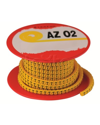 Колечко маркировочное A, 2.5-4мм. черное на желтом DKC AZO3AABY в Хасавюрте Крепежные изделия Pintop.ru