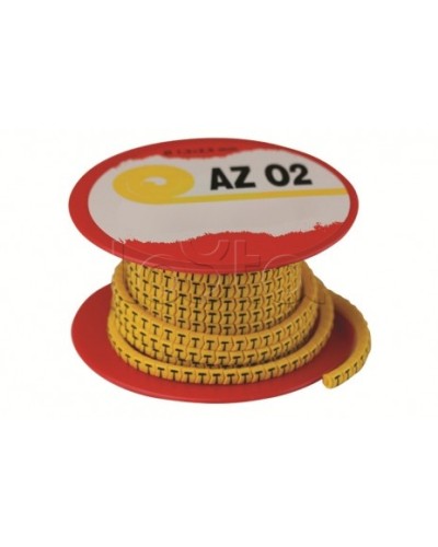 Колечко маркировочное P, 2.5-4мм. черное на желтом DKC AZO3PPBY в Хасавюрте Аксессуары для кабель-канала Pintop.ru