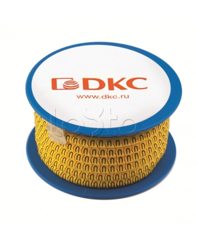 Колечки с черными цифрами 0 на желтом фоне, 4-8 мм DKC AZ DKC AZS400BY в Хасавюрте Аксессуары для лотков Pintop.ru