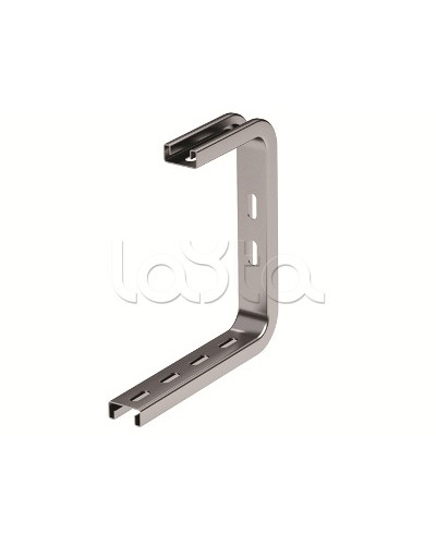 Консоль легкая потолочная DS осн.150 мм, длина 190 мм, цинк-ламельная DKC / ДКС (BBA3015ZL) в Хасавюрте Аксессуары для лотков Pintop.ru