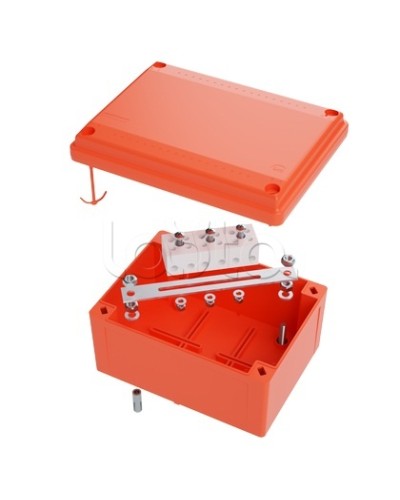 Коробка пластиковая FS с гладкими стенками и клеммниками DKC IP56 100х100х50мм FSB10404 в Хасавюрте Распределительные коробки Pintop.ru