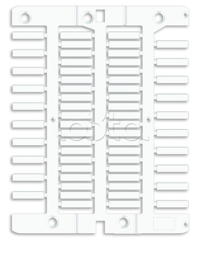 Маркировка для провода, жесткая, для трубочек. 4х18мм. Белая DKC NUT18 в Хасавюрте Крепежные изделия Pintop.ru