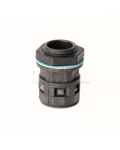 Монтажный комплект муфта труба-коробка DN 10 мм, М16х1,5, полиамид, цвет черный DKC PACM10M16N в Хасавюрте Крепеж: Дюбели, шурупы, саморезы Pintop.ru