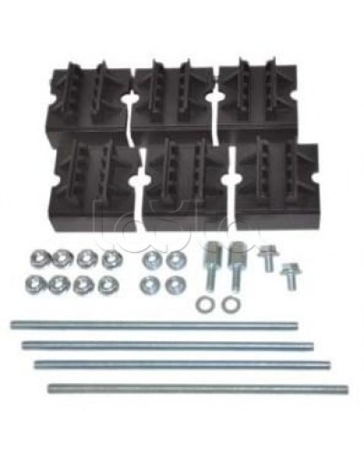 Набор держателей, для шин толщиной 5мм, 1-4 шины на полюс, 3 полюса DKC R5BSEV4/5T в Хасавюрте Повороты, муфты, тройники Pintop.ru