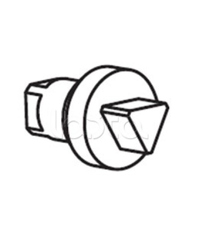 Личинка замка, для малой ручки, под ключ треугольного профиля 7мм DKC R5CE213 в Хасавюрте Крепежные изделия Pintop.ru