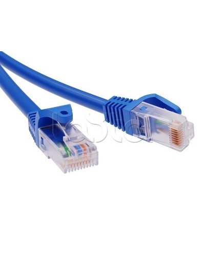 Патч-корд неэкранированный CAT6 U/UTP 4х2, LSZH, синий, 10м DKC RN6UU4500BL в Хасавюрте Патчкорды (медные) Pintop.ru