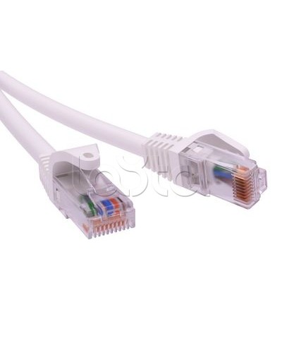 Патч-корд неэкранированный CAT6 U/UTP 4х2, LSZH, белый, 1м DKC RN6UU4510WH в Хасавюрте Патчкорды (медные) Pintop.ru
