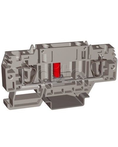 Зажим HSCB.4GR, тестовый с разъединителем, серый , 4 кв.мм DKC ZHB100GR в Хасавюрте Держатели, клипсы, скобы Pintop.ru