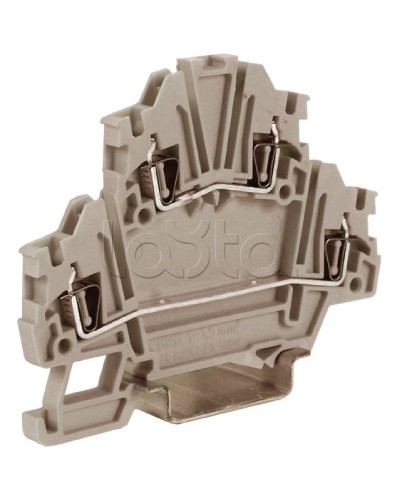 Зажим, серый, 1,5 кв.мм DKC ZHD200GR-RET в Хасавюрте Держатели, клипсы, скобы Pintop.ru