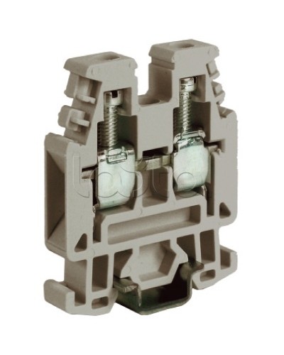 Зажим 4 кв.мм серый DKC ZRP300GR в Хасавюрте Крепежные изделия Pintop.ru