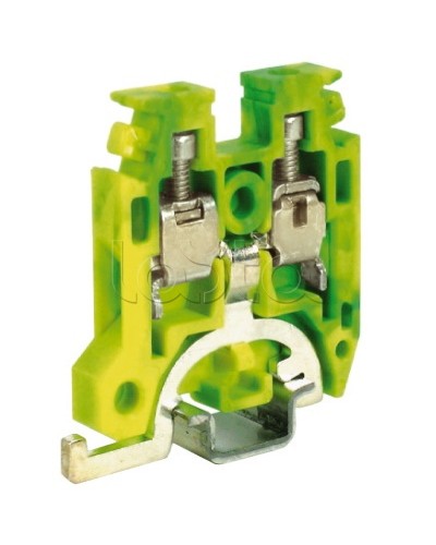 Зажим для заземления желт.зелен 2,5 кв.мм DKC ZTR110 в Хасавюрте Крепежные изделия Pintop.ru