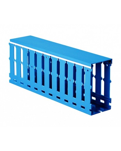 Короб перфорированный, синий RL6 40x60 DKC 01284RL в Хасавюрте Аксессуары для кабель-канала Pintop.ru