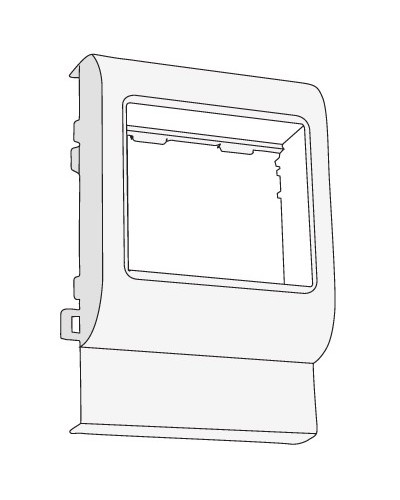Рамка-суппорт под 2 модуля BRAVA PDA-BN 80 DKC 10443 в Хасавюрте Аксессуары для кабель-канала Pintop.ru
