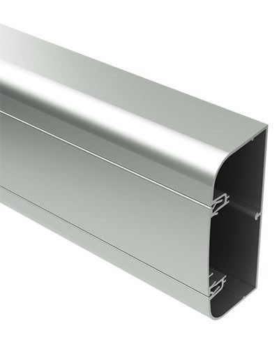 Кабель-канал алюминевый 110х50 мм (с 1 крышкой), цвет белый DKC 11199 в Хасавюрте Кабель-канал Pintop.ru