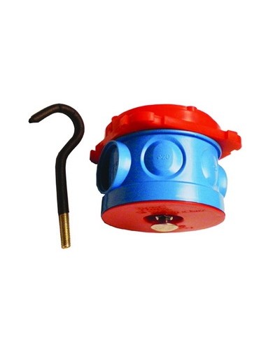 Коробка потолочная с крюком для заливки в бетон, д.70х136мм DKC 59385 в Хасавюрте Аксессуары для кабель-канала Pintop.ru