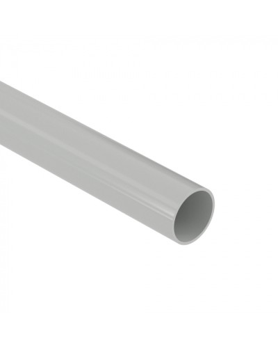 Труба глад. ПВХ 25 мм лёгкая серый (40 м) DKC (62925R) в Хасавюрте Гладкая труба Pintop.ru