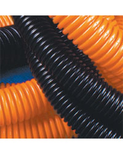 Труба гофрированная ПНД 20 мм с протяжкой тяжёлая DKC 71520 (100 м) в Хасавюрте Труба гофрированная Pintop.ru