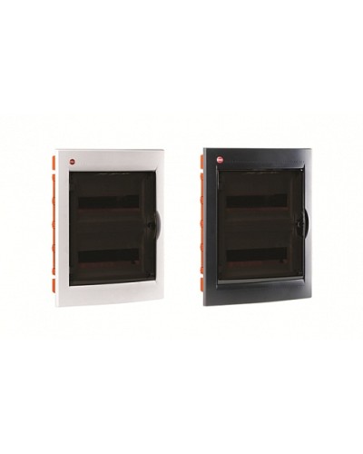 Щиток встраиваемый 24 мод.,IP 41 , черный DKC 82524 в Хасавюрте Аксессуары для стоек и шкафов Pintop.ru