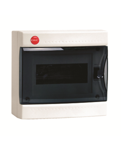 Щиток настенный с усиленным клеммным блоком, 8 модулей, IP41, цвет белый DKC 84708 в Хасавюрте Боксы для автоматов Pintop.ru