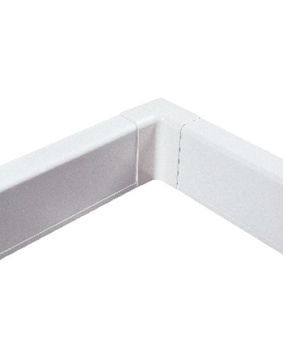 Угол внутренний для плинтусного короба 100х40 мм белый DKC AIR10042 в Хасавюрте Аксессуары для кабель-канала Pintop.ru