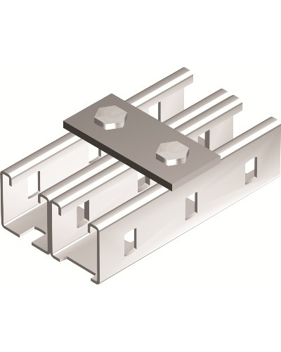 Пластина соединительная, длина 90 мм, 2отв., горячеоцинкованная DKC BMD1011HDZ в Хасавюрте Аксессуары для лотков Pintop.ru